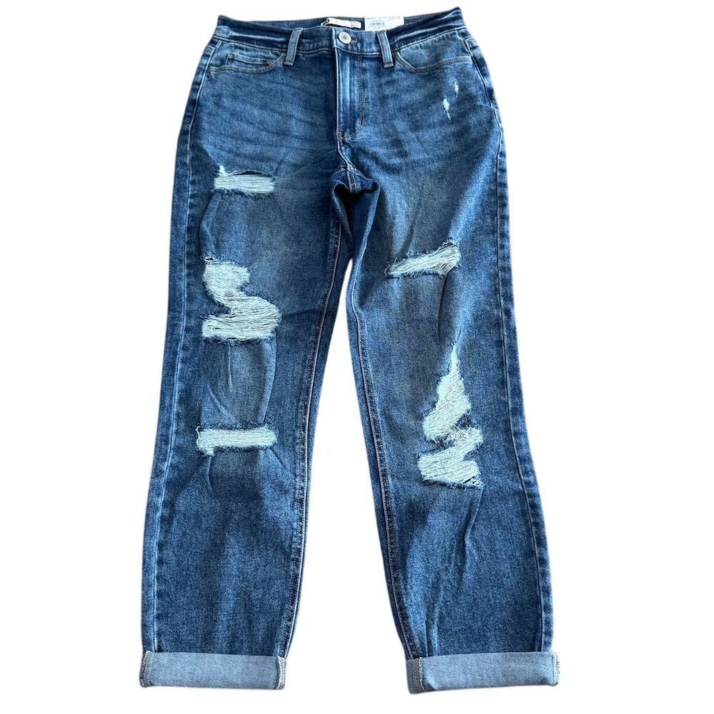 SO Boyfriend Jeans Straight Leg Low Rise Women's Size 7/28